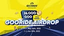 GOORIDE and TOKENPLAY AIRDROP